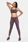 Zelocity Quick Dry Gym Leggings - Blackberry Wine — thumbnail 4
